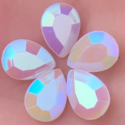 20Pcs 13*18mm Pear Flatback Acrylic Wedding/Clothes Wedding Art Decoration DIY