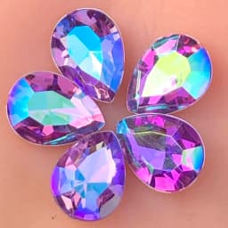 20Pcs 13*18mm Pear Flatback Acrylic Wedding/Clothes Wedding Art Decoration DIY