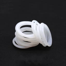 10/50pcs VMQ White Silicone Ring Gasket CS 2mm OD 5 ~ 80mm Food Grade Waterproof Washer Rubber Silicone Gasket Rubber O-Ring