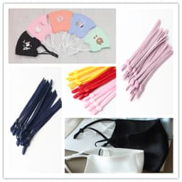 5m Color Mask Elastic Thread Nylon Rubber Band Sewing Haberdashery Diy Mask Accessories Adjustable Ear Rope Material 5mm