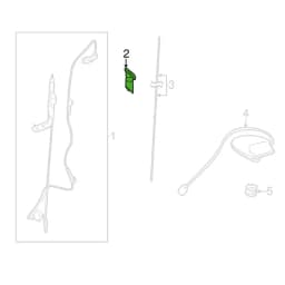 Antenna Bezel Rubber Mounted Fender Base Fit For Toyota Tundra 2007-2013 ,Part 86392-0C040,Car Accessories