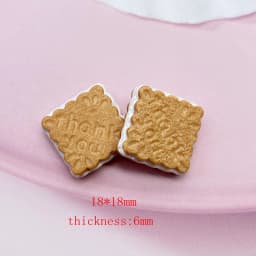 7/14Pcs Cute Mixed Simulated Mini biscuit Flat back Resin Cabochons Scrapbooking DIY Jewelry Craft Decoration Accessorie F16