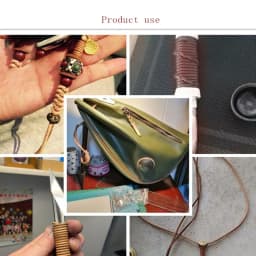 2m/Lot Brown Genuine Leather Cord 1/2/3/4/5/6/8mm Round Flat Leather Strap Rope String for DIY Bracelet Necklace Jewelry Making