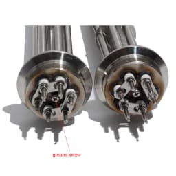 LJXH All 304SS 2"tri Electric Heater Heating Element 3KW/4.5KW/6KW/9KW/12KW 220V380V for Homebrew with clamp & Coupling