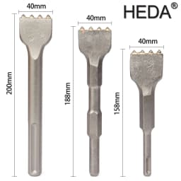3 Kinds Of Shank Electric Pick Power Tool Electric Hammer YG8C Alloy Chisel Drill Bits for Chiseling Concrete Wall Crank Impact