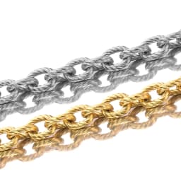 1 Meter Gold Width 5mm Stainless Steel Twist O-chain Bulk Textured Chunky Chains for Punk Rock Jewelry Making Wholesale