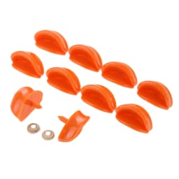 10Sets Duck Mouth Safety Mouth Dolls Toys Making Accessories for Stuffed Toys Snap Animal Scrapbooking Puppet Doll Craft Plastic