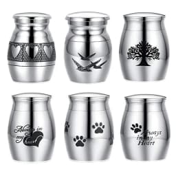 High Quality Custom Stainless Steel Cremation Urn-Funeral Holder Keepsake Polished For Human Pet Ashes Dropshiping
