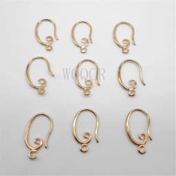 Wholesale 20PCS Fashion Jewelry Findings Genuine 925 Sterling Silver Earrings For Women Smooth Hook Ear For Design DIY