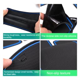 RUIYA for VW Golf 8 8.5 MK8 GTI GTE GTD 2020-2025 Car Door Groove Mat Anti-slip Slot Pad Auto Interior VW Golf 8 Accessories