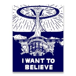 I Want To Believe X File TV Play Canvas Prints Painting Posters Wall Art Pictures For Living Room Decoration No Frame