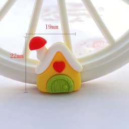 12Pcs New Cute Christmas Series Flat Back Cabochon Scrapbooking Hair Bow Center Embellishments DIY Accessories F85