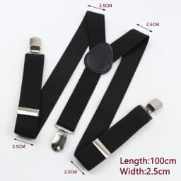 Hot Deals Solid Color Elastic Leather Suspenders Men Women Classic Adjustable Straps For Shirt Pants Skirts Wedding Accessories
