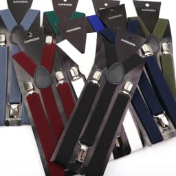 Hot Deals Solid Color Elastic Leather Suspenders Men Women Classic Adjustable Straps For Shirt Pants Skirts Wedding Accessories