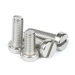 10pcs/lot M1.6 M2 M2.5 M3 M4 M5 M6 304 A2-70 Stainless Steel GB65 Slotted Cap Head Slot Column Round Cheese Head Screw Bolt