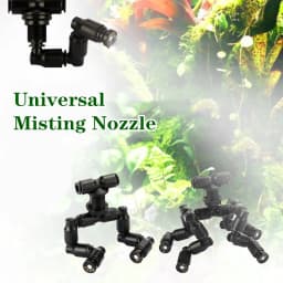MIUS Adjustable Universal Spray Misting Nozzle Garden Greenhouse Irrigation Sprinkler Aquarium Reptile Humidity Nebulizer