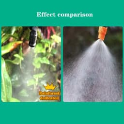 MIUS Adjustable Universal Spray Misting Nozzle Garden Greenhouse Irrigation Sprinkler Aquarium Reptile Humidity Nebulizer