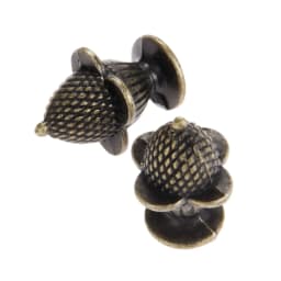2pcs Alloy Strawberry Knobs Antique Bronze Zinc Alloy Handles Pulls w/screws 25x18mm Drawer Door Cabinet Vintage Decor w/screws