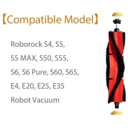 Detachable Main Roller Brush For Xiaomi Roborock S6 MaxV S6 Pure E4 S4 S5 Max S50 S51 E25 E35 E2 C10 Vacuum Cleaner