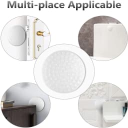Mute Door Stoppers Wall Protection Safety Shock Absorber Door Handle Bumpers Security PU Waterable Transparent Wall Protectors