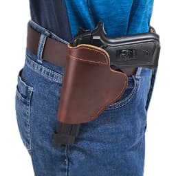 Tactical Left Right Leather Holster for Concealed Carry Airsoft IWB Gun Holsters for 17 19 9mm Hunting Universal Leather Case