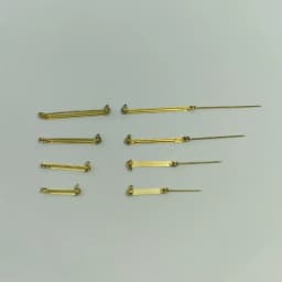 100pcs Brooch Clip Base Pins brass Safety Pins narrow Brooch Settings Blank Base For DIY Jewelry Making Supplies