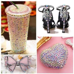 SS6-SS30 Non Hotfix Rhinestones FlatBack Crystal Glass Blue Color Set Glue On Rhinestone For Nail Phone Art Clothes Decoration