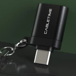 CABLETIME Type C OTG Adapter to USB3.0 A Sync Data Charging Converter for USB C Mobile Phone Huawei Mate30 LG Oneplus 8T C367