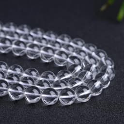 Natural white crystal quartz 2mm 3mm 4mm 6mm 8mm 10mm 12mm smooth round beads stone for jewelry making design DIY bracelet