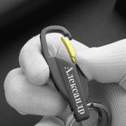 Personalized Lettering Keychain Men Key Chain Key Ring Waist Hanged Key Holder For Car Plate Number Logo Anti-lost Keyring K372B