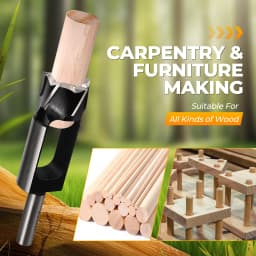 Versery 8/10/12/15mm Wood Plug Hole Saw Cutter Cutting Drill Bits Log Tenon Dowel Cork Maker Tapered Woodworking Tools DIY