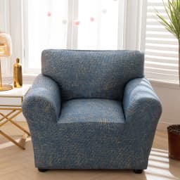 string printed sofa chair slipcovers armchair decoration elastic spandex for living room sofa cover stretch floral printed