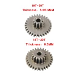 0.5M 10T-30T Double Gear DIY JGY-370 Motor Gearbox 15T-30T Repair Part