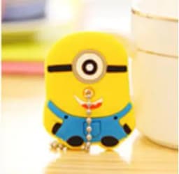 1PCS Silicone Motorcycle Key Case Cover Animal Cartoon Key Cover Cap PVC Soft Key Holder Key Chain For Girl Women Trinket Gift