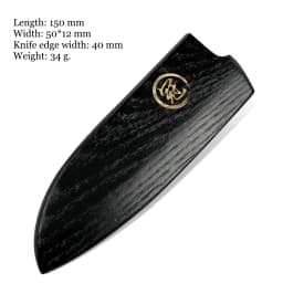 Chef's knife Japanese Gyuto Santoku Petty Nakiri Kiritsuke Protector Blade Wooden Scabbard Kitchen Knives Sheath Saya Guard NEW