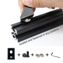 20Pcs Aluminum Profile Connector for Slot 6mm 2020 Series Aluminum Extrusion Profile Rail Accessories