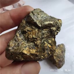 Natural Copper Ore Chalcopyrite Mineral Containing Gold Silver Crystal Stone Teaching Collect Specimens Experimental Home Decor