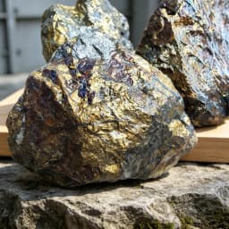 Natural Copper Ore Chalcopyrite Mineral Containing Gold Silver Crystal Stone Teaching Collect Specimens Experimental Home Decor
