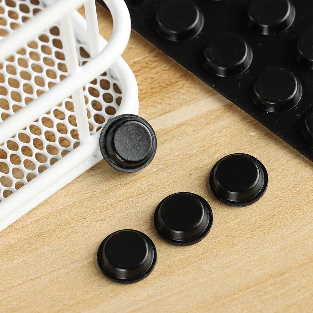 Round Shape Self-Adhesive Silicone Rubber Plastic Round Feet Pads Electrical Appliances Feet Pads Furniture Anti Slip Mat 2021