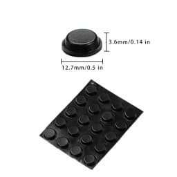 Round Shape Self-Adhesive Silicone Rubber Plastic Round Feet Pads Electrical Appliances Feet Pads Furniture Anti Slip Mat 2021