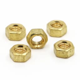 1-50pcs M1.6 M2 M2.5 M3 M4 M5 M6 M8 M10 M12 M14 M16 DIN934 Brass Nuts Copper Hex Hexagon Nut