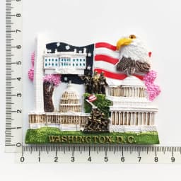 USA fridge magnets Washington D.C. cultural landscape tourist souvenirs hand-painted magnetic refrigerator sticker collection