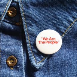 We Are The People Taxi Driver Soft Button Pin Brooch Women Cute Fashion Badge Funny Decor Metal Gift Jewelry Collar Hat Clothes