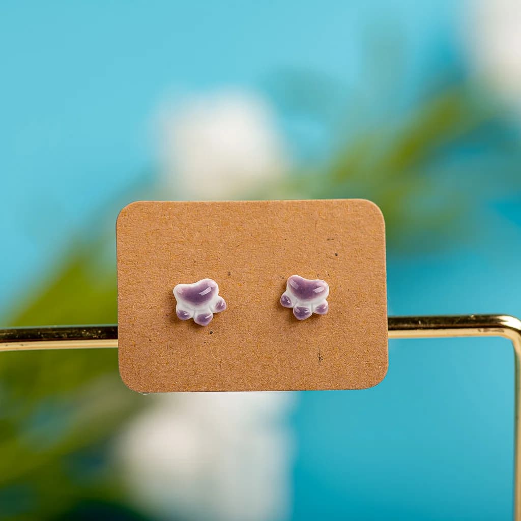 Porcelain Multicolor Ceramic Earrings Anti-allergic Cartoon cute little animal jewelry #LY528 lot фурнитура для украшений