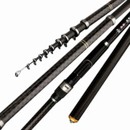 Black Carbon Sensitive Tips Rocky Fishing Rod 4.5m 5.4m 6.3m 7.2m Spinning Saltwater feeder Rod Float Fishing