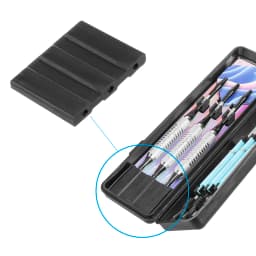 Cyeelife 10pcs dart insert plate stab-resistant dart tool accessories black steel needle insert plastic plate