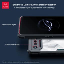 Xundd Shockproof Case for Asus ROG Phone 5 6 7 8 Pro Bumper with Airbag Cushion Corners Slim Anti-Scratch Protective Phone Cover
