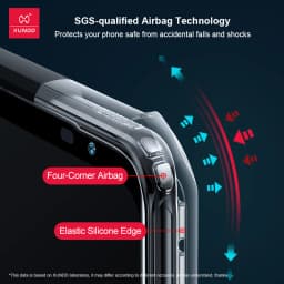 Xundd Shockproof Case for Asus ROG Phone 5 6 7 8 Pro Bumper with Airbag Cushion Corners Slim Anti-Scratch Protective Phone Cover