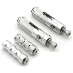 Universal Motorcycle Folding Footrests Footpegs Foot Rests Pegs Pedals Set Motorbike Accessories For BMW Honda Yamaha Kawasaki