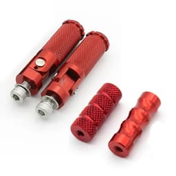 Universal Motorcycle Folding Footrests Footpegs Foot Rests Pegs Pedals Set Motorbike Accessories For BMW Honda Yamaha Kawasaki